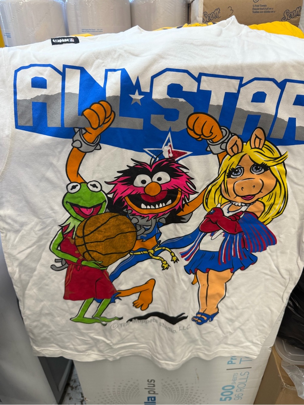 UNK NBA Licensed All-Star Adult Muppets Graphic Tee